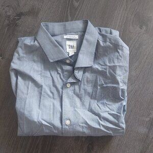 Gap Long Sleeve Shirt, Grey, Size L